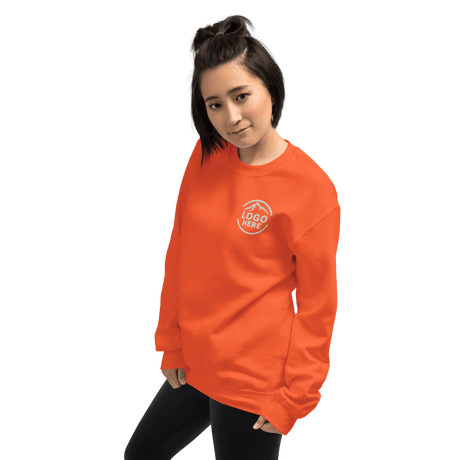Custom Women's Gildan Embroidered Crewneck Sweatshirt - Arklavo