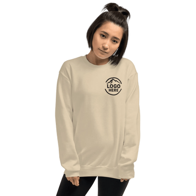 Custom Women's Gildan Embroidered Crewneck Sweatshirt