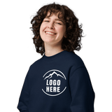 Custom Women's Stanley/Stella Printed Organic Cotton Crewneck Sweatshirt - Arklavo