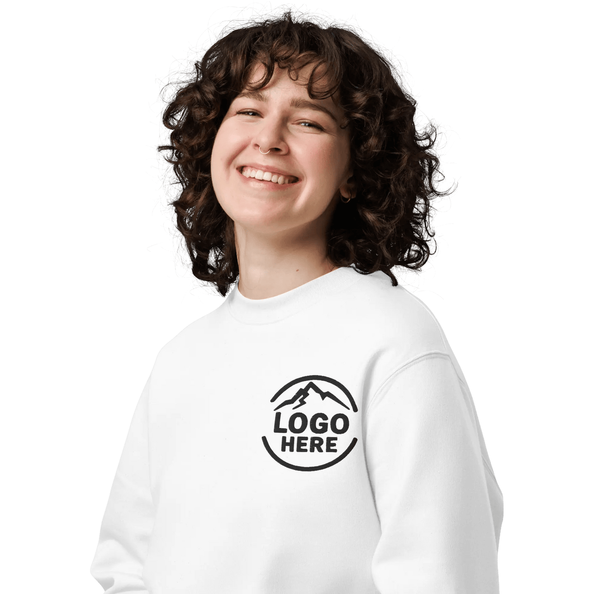 Custom Women's Stanley/Stella Embroidered Crewneck Sweatshirt - Arklavo