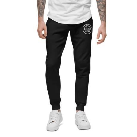 Custom Men's Cotton Heritage Embroidered Joggers - Arklavo