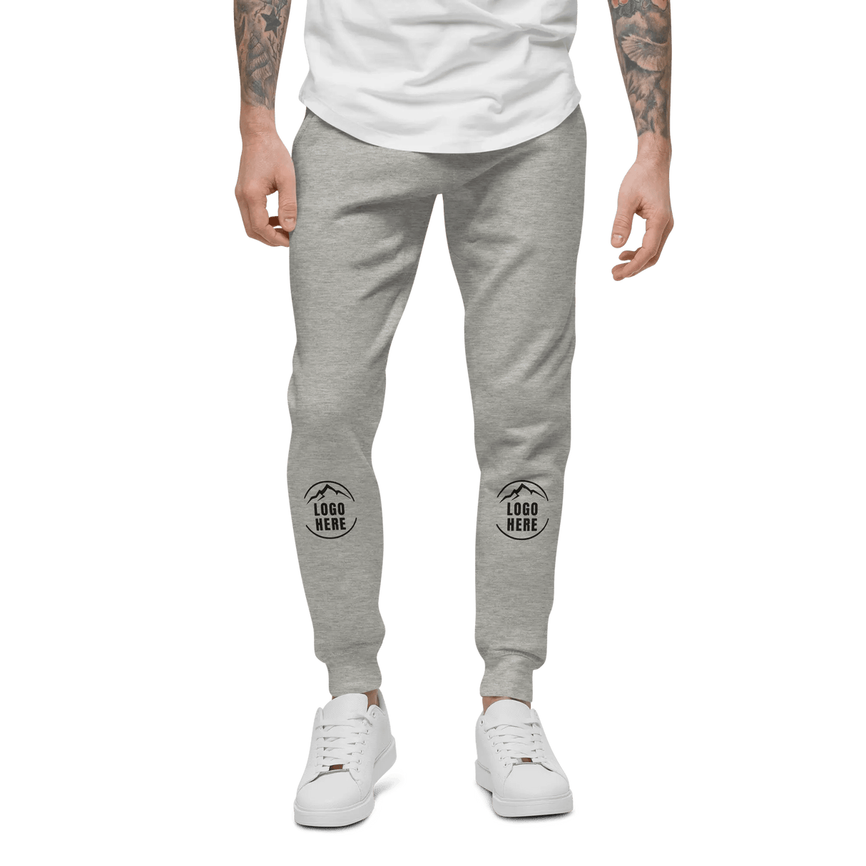 Custom Men's Cotton Heritage Printed Joggers - Arklavo