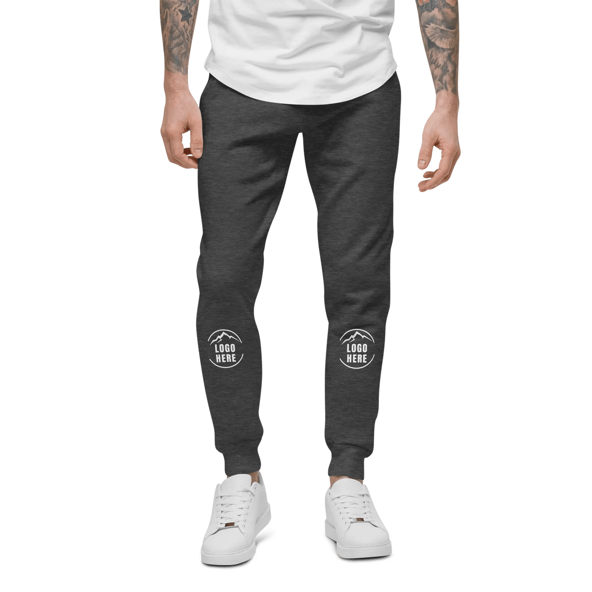 Custom Men's Cotton Heritage Printed Joggers - Arklavo