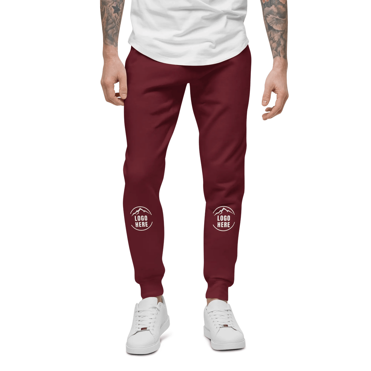 Custom Men's Cotton Heritage Printed Joggers - Arklavo