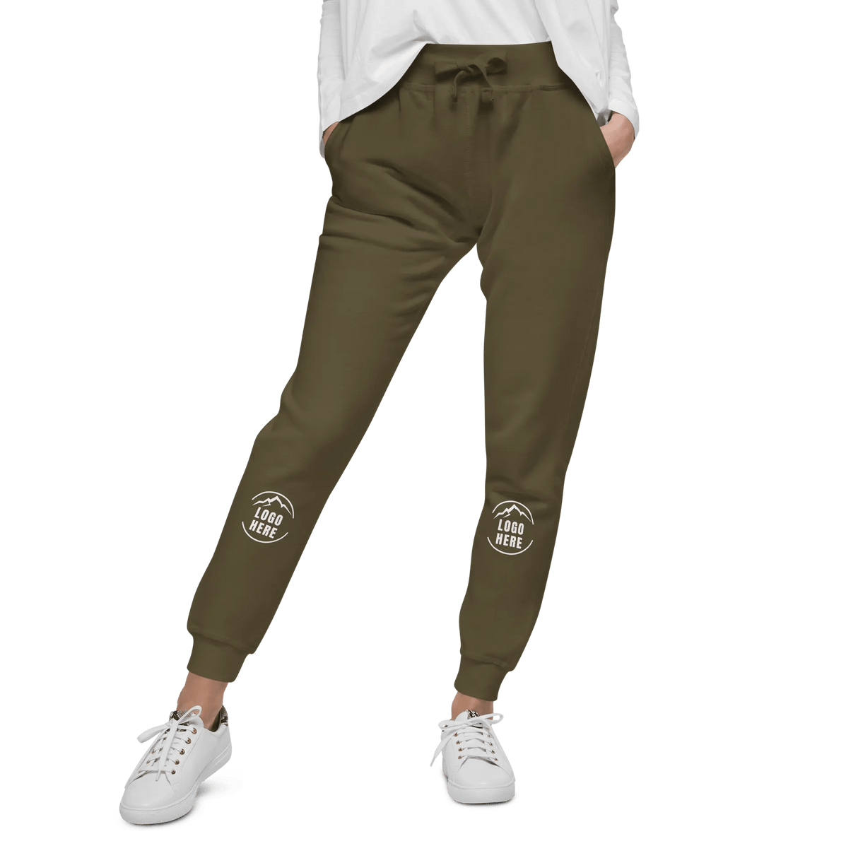 Custom Women's Cotton Heritage Printed Joggers - Arklavo