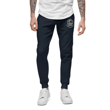 Custom Men's Cotton Heritage Embroidered Joggers - Arklavo