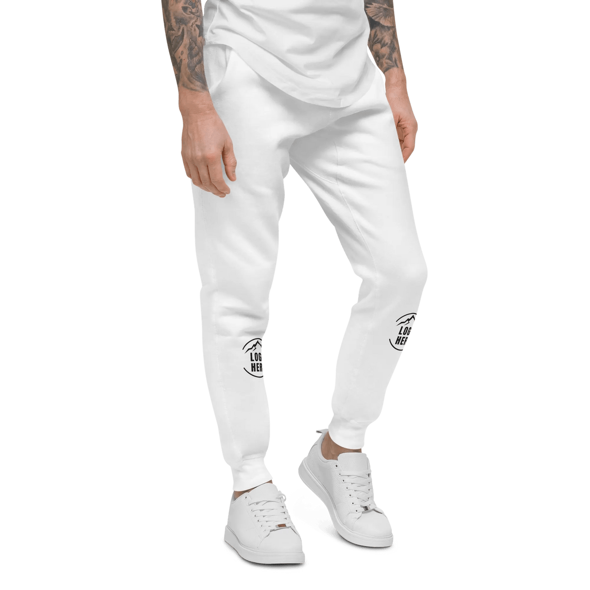 Custom Men's Cotton Heritage Printed Joggers - Arklavo