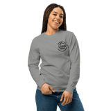 Custom Women's Comfort Colors Embroidered Garment - Dyed Long Sleeve T-Shirt - Arklavo