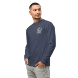 Custom Men's Comfort Colors Embroidered Garment - Dyed Long Sleeve T-Shirt - Arklavo