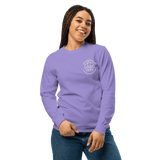 Custom Women's Comfort Colors Embroidered Garment - Dyed Long Sleeve T-Shirt - Arklavo
