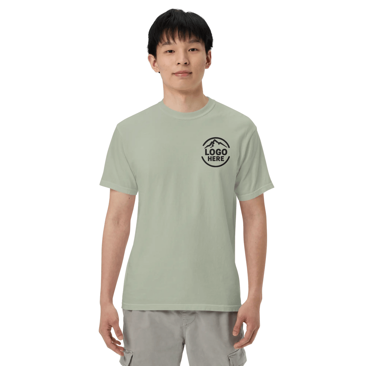 Custom Men's Comfort Colors Embroidered T-Shirt - Arklavo