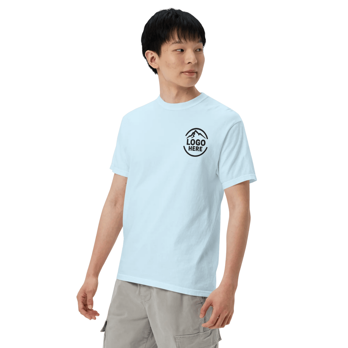 Custom Men's Comfort Colors Embroidered T-Shirt - Arklavo