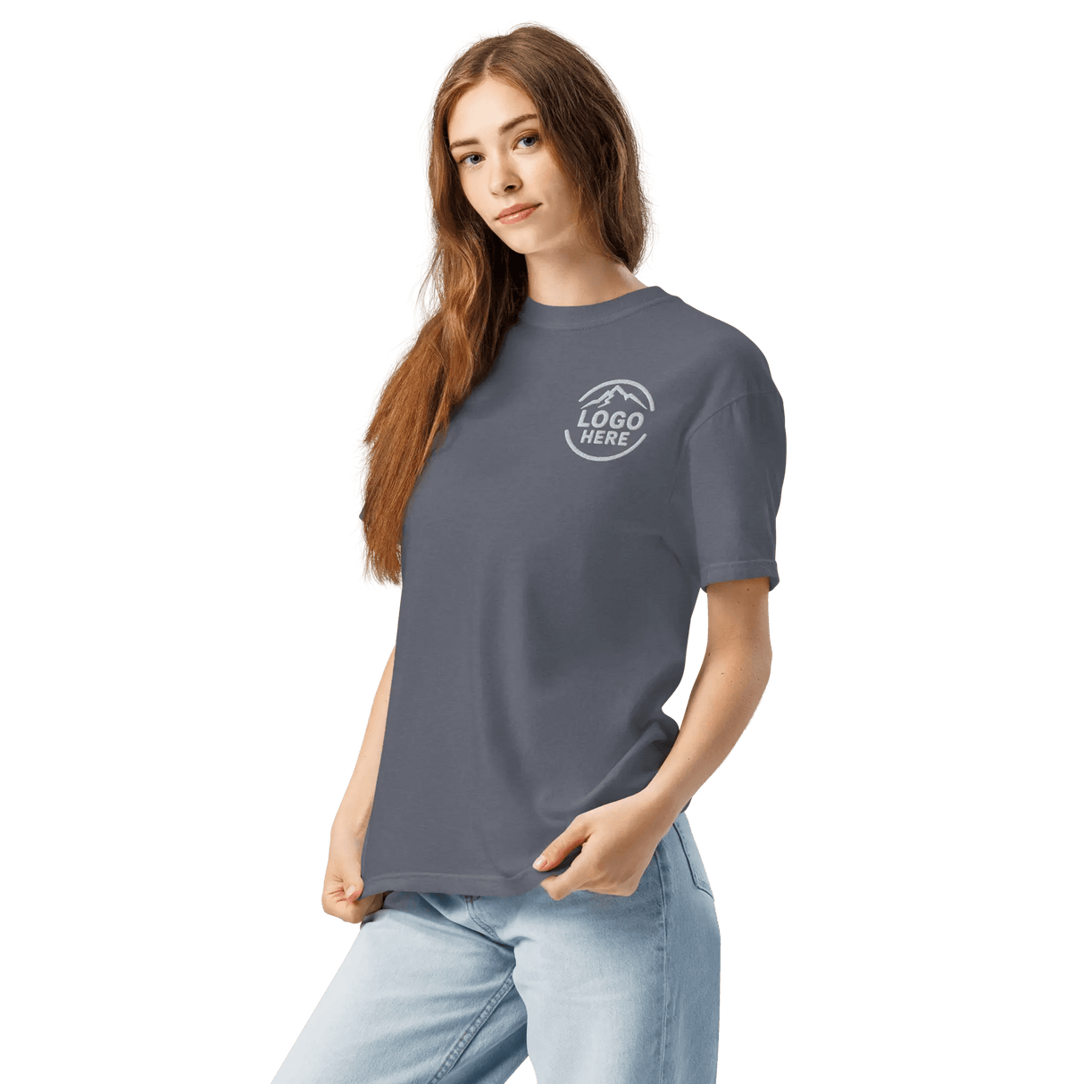 Custom Women's Comfort Colors Embroidered T-Shirt - Arklavo