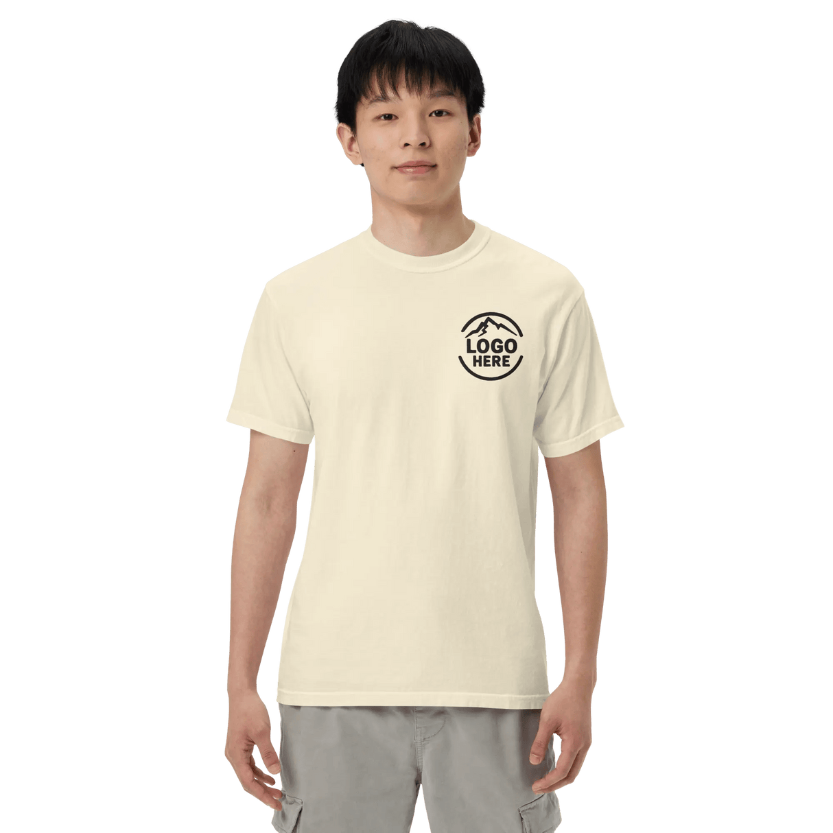 Custom Men's Comfort Colors Embroidered T-Shirt - Arklavo