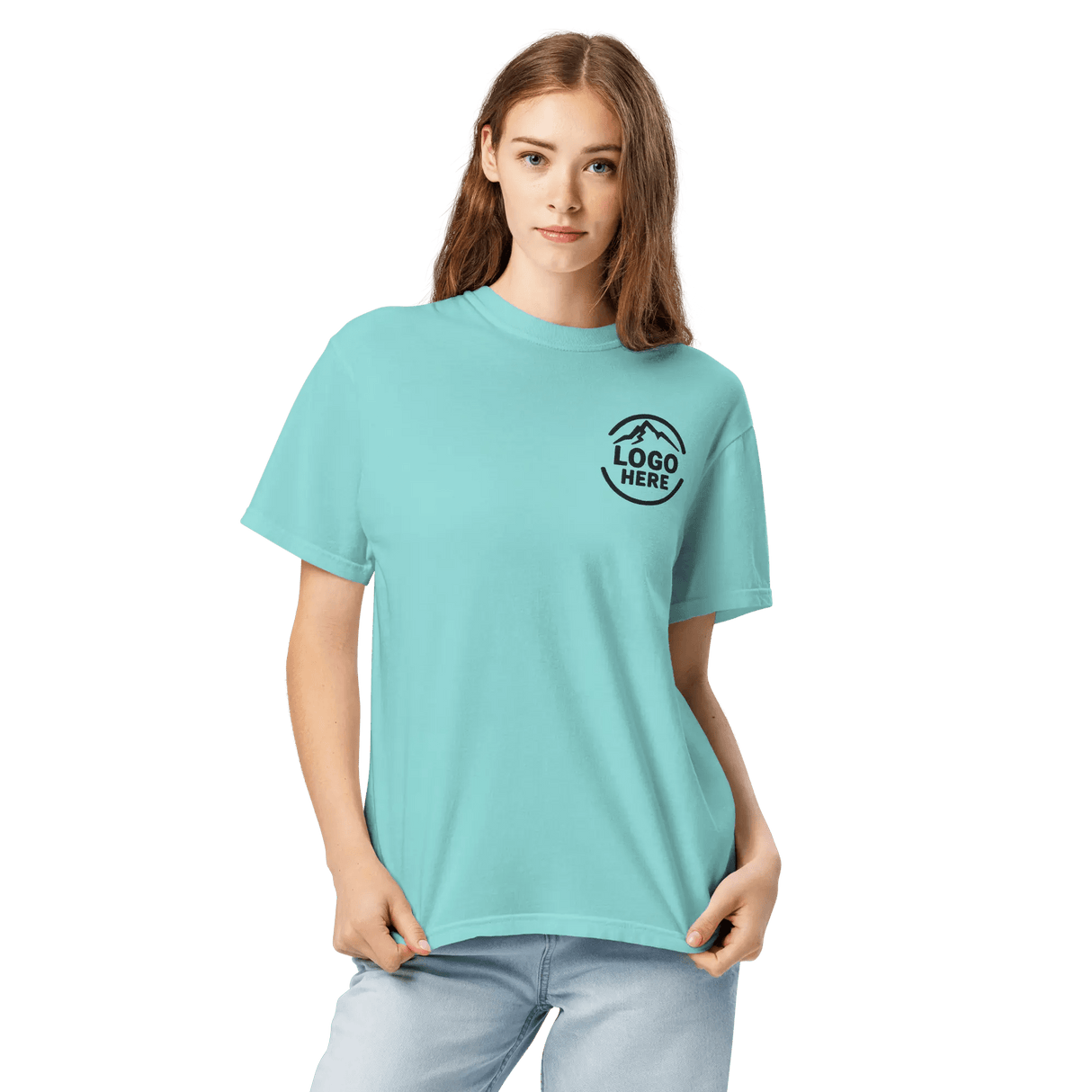 Custom Women's Comfort Colors Embroidered T-Shirt - Arklavo