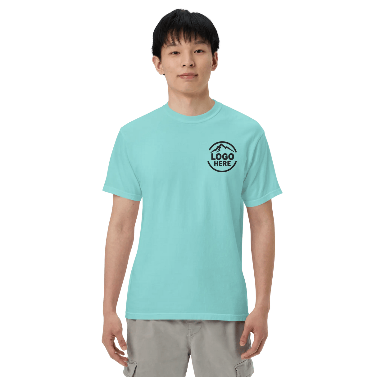 Custom Men's Comfort Colors Embroidered T-Shirt - Arklavo