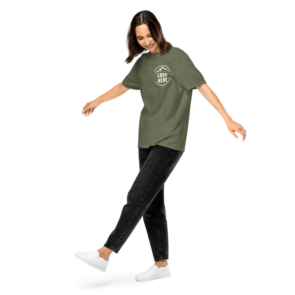 Custom Women's Comfort Colors Printed T-Shirt - Arklavo