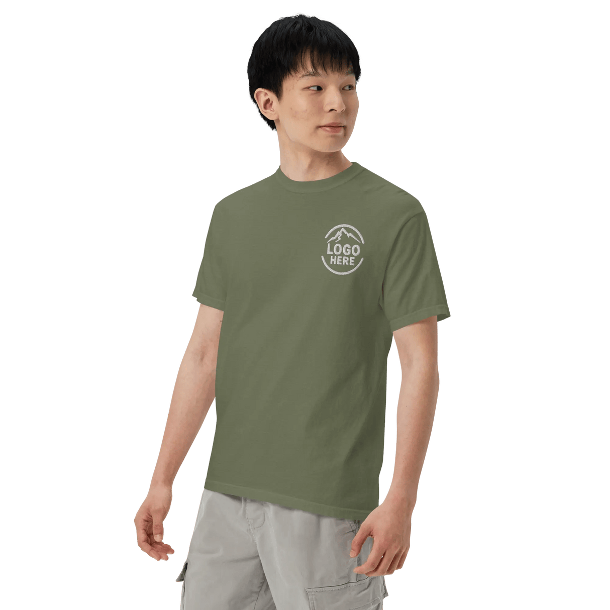 Custom Men's Comfort Colors Embroidered T-Shirt - Arklavo
