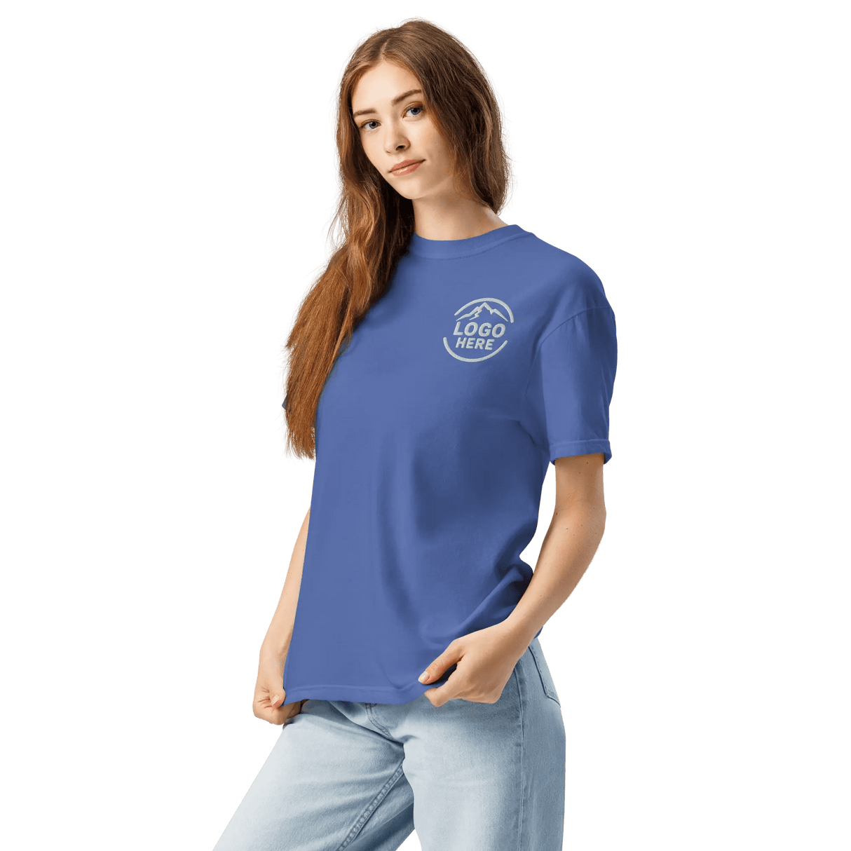 Custom Women's Comfort Colors Embroidered T-Shirt - Arklavo