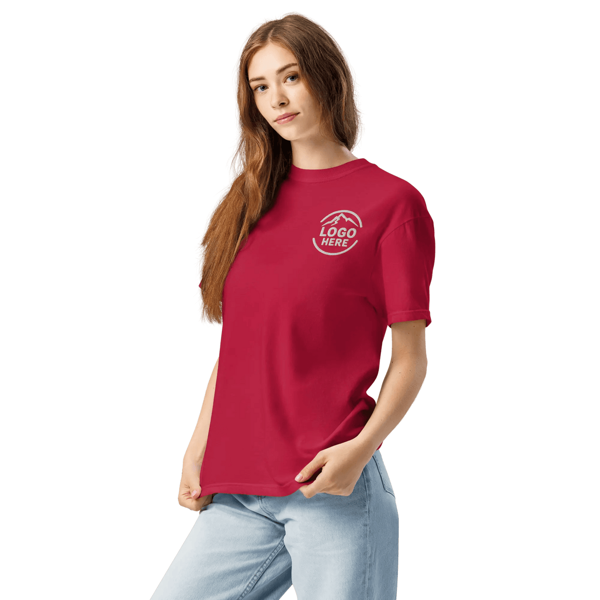 Custom Women's Comfort Colors Embroidered T-Shirt - Arklavo