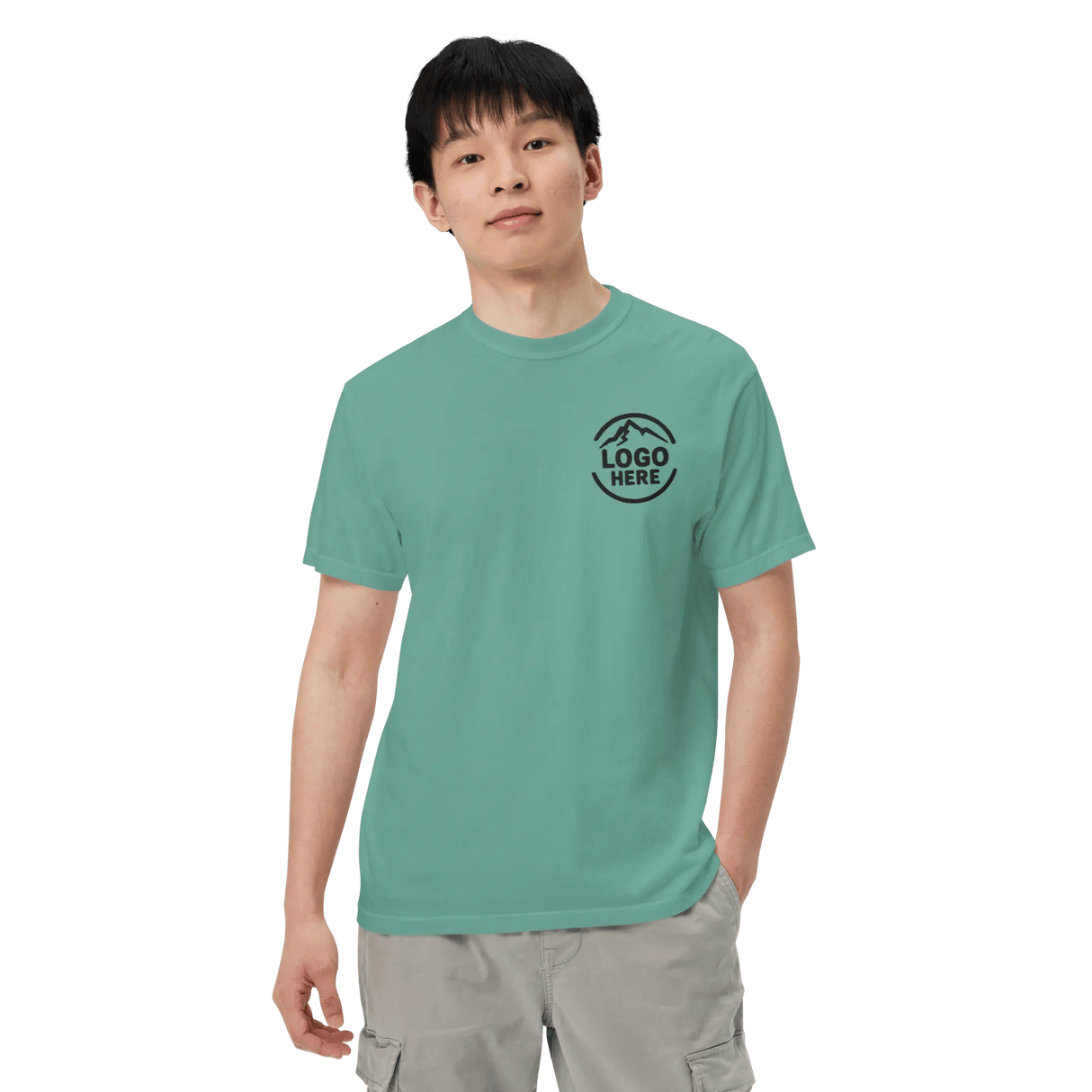 Custom Men's Comfort Colors Embroidered T-Shirt - Arklavo