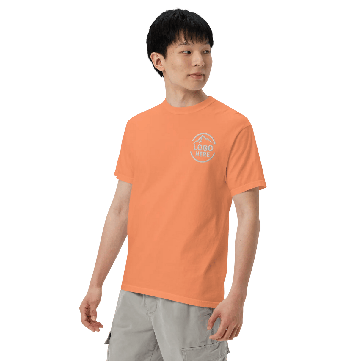 Custom Men's Comfort Colors Embroidered T-Shirt - Arklavo