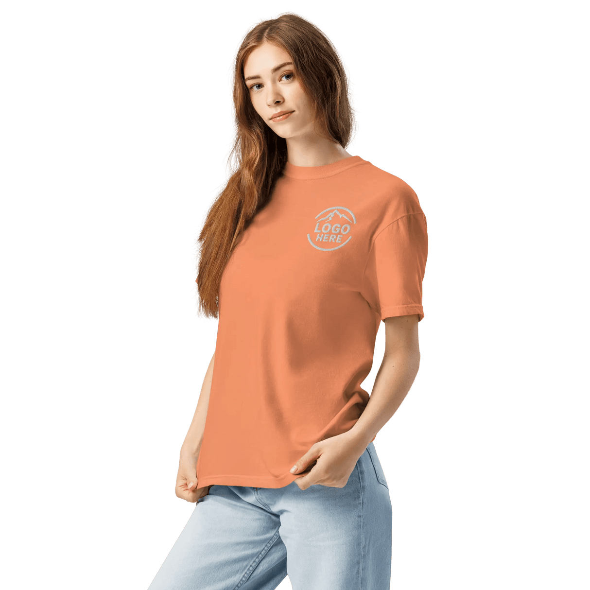 Custom Women's Comfort Colors Embroidered T-Shirt - Arklavo