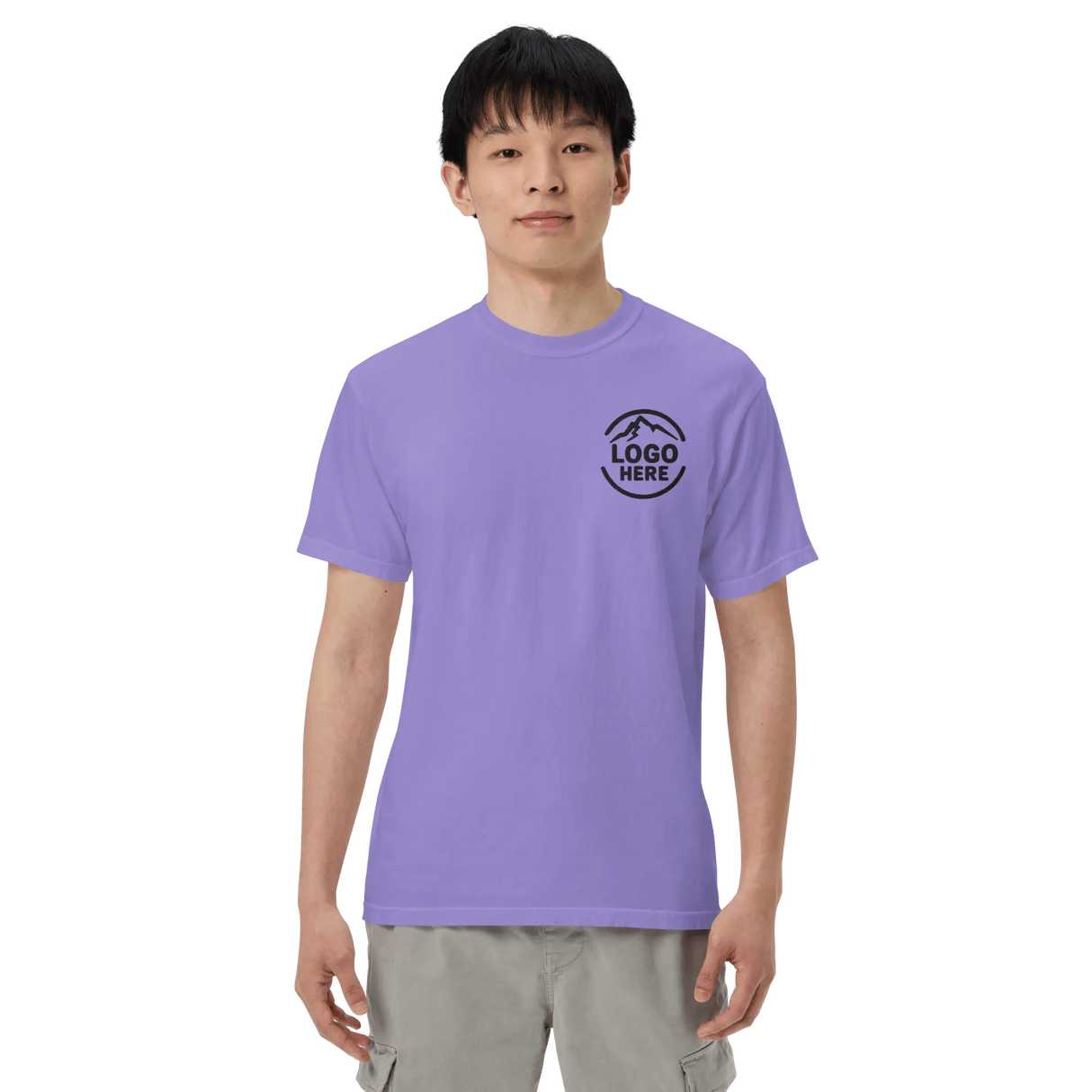 Custom Men's Comfort Colors Embroidered T-Shirt - Arklavo