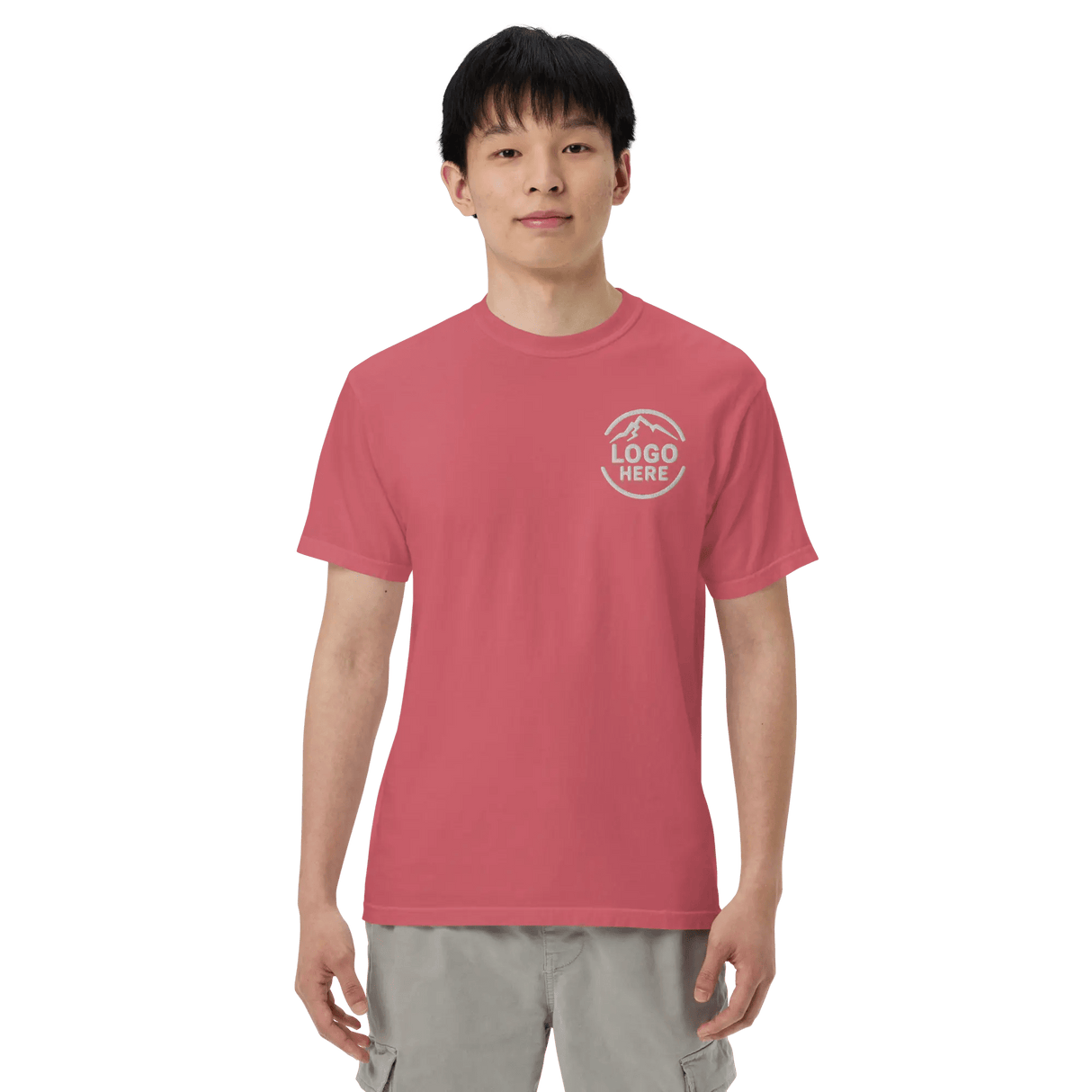 Custom Men's Comfort Colors Embroidered T-Shirt - Arklavo