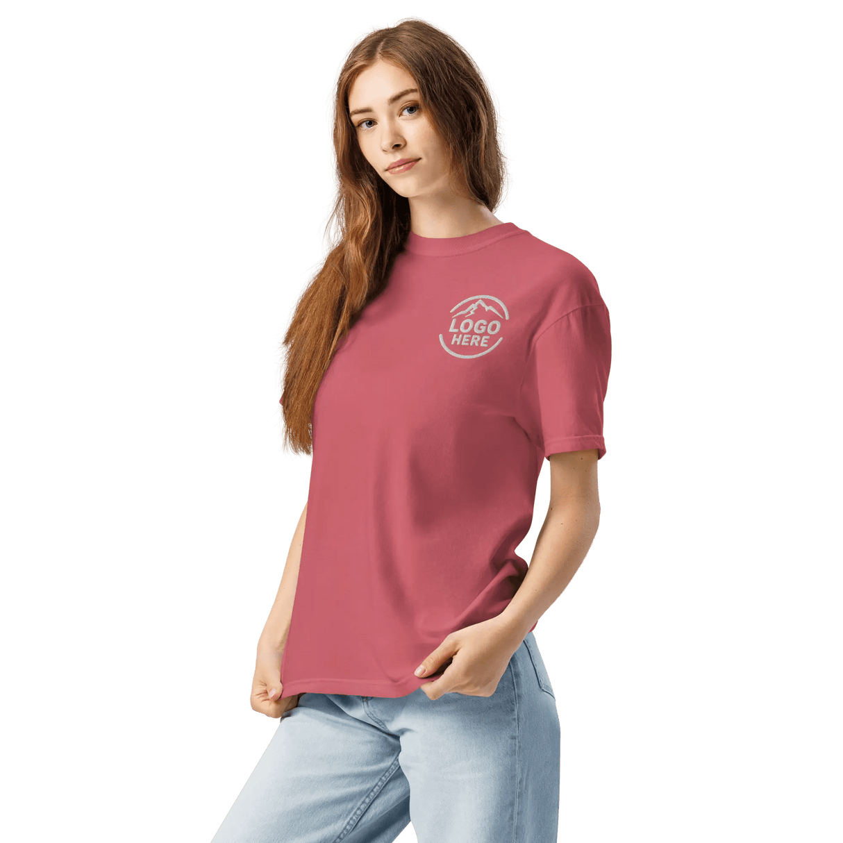 Custom Women's Comfort Colors Embroidered T-Shirt - Arklavo