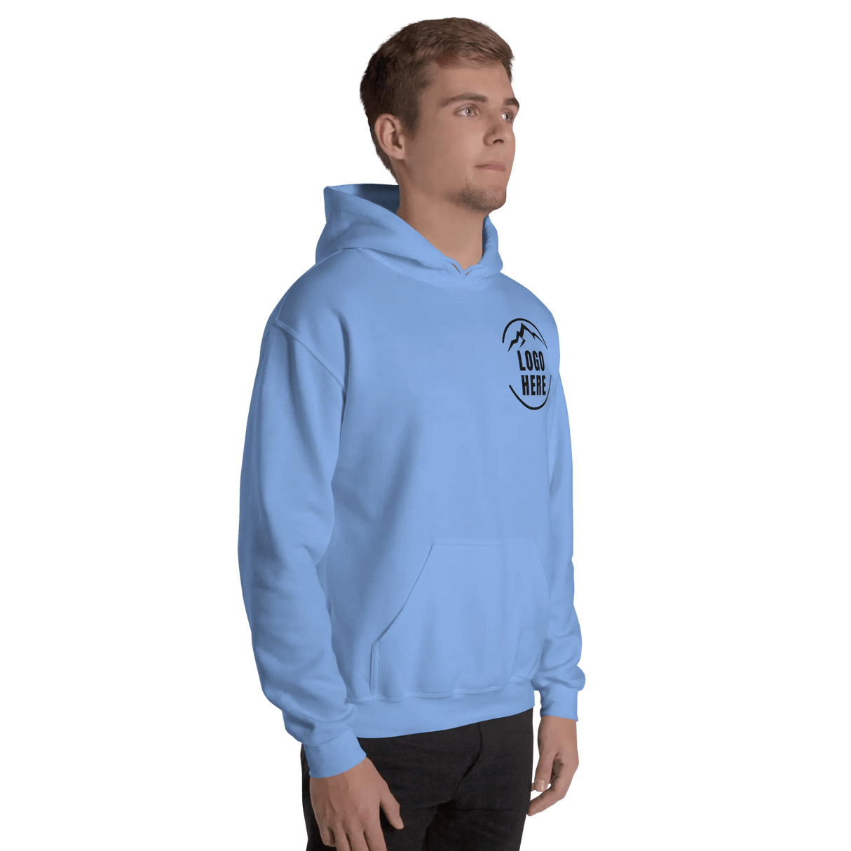 Custom Men's Gildan Printed Pullover Hoodie - Arklavo