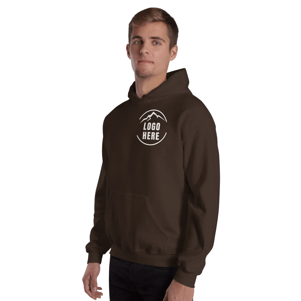 Custom Men's Gildan Printed Pullover Hoodie - Arklavo