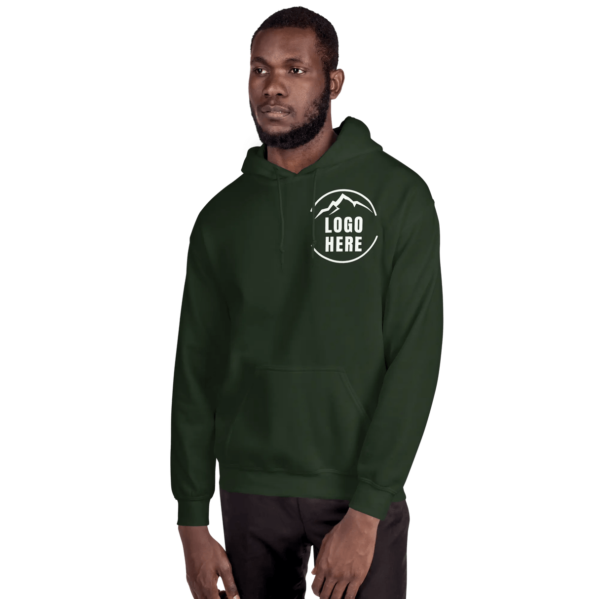 Custom Men's Gildan Printed Pullover Hoodie - Arklavo