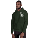 Custom Men's Gildan Printed Pullover Hoodie - Arklavo