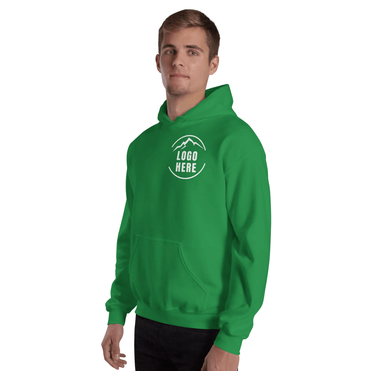 Custom Men's Gildan Printed Pullover Hoodie - Arklavo