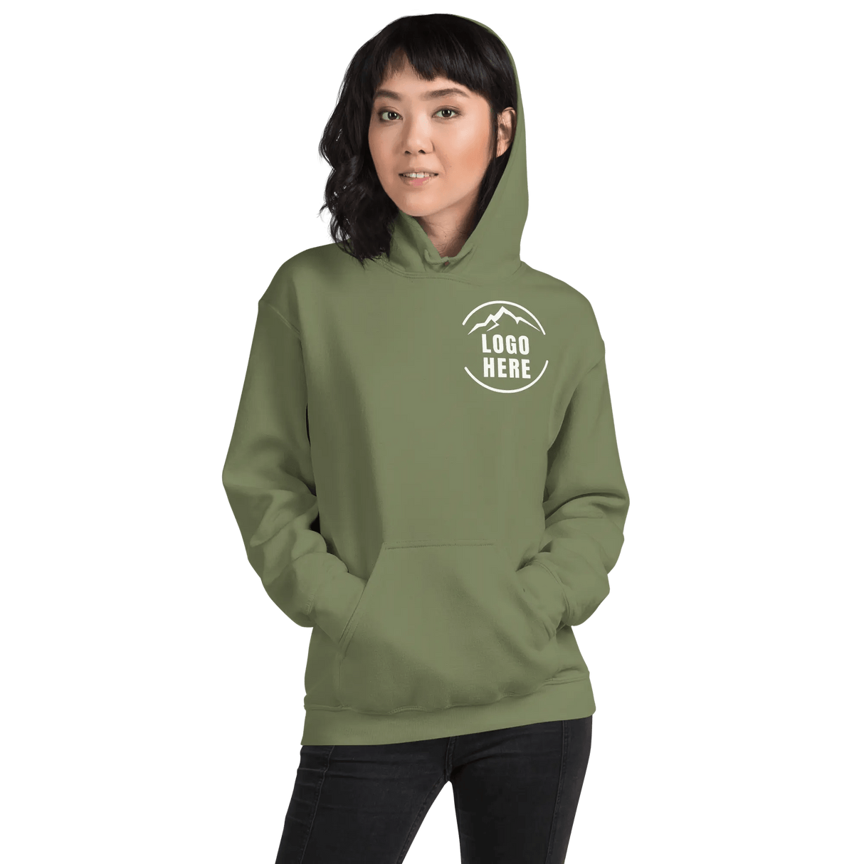 Custom Women's Gildan Printed Pullover Hoodie - Arklavo