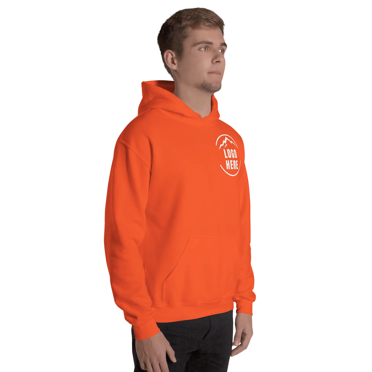Custom Men's Gildan Printed Pullover Hoodie - Arklavo
