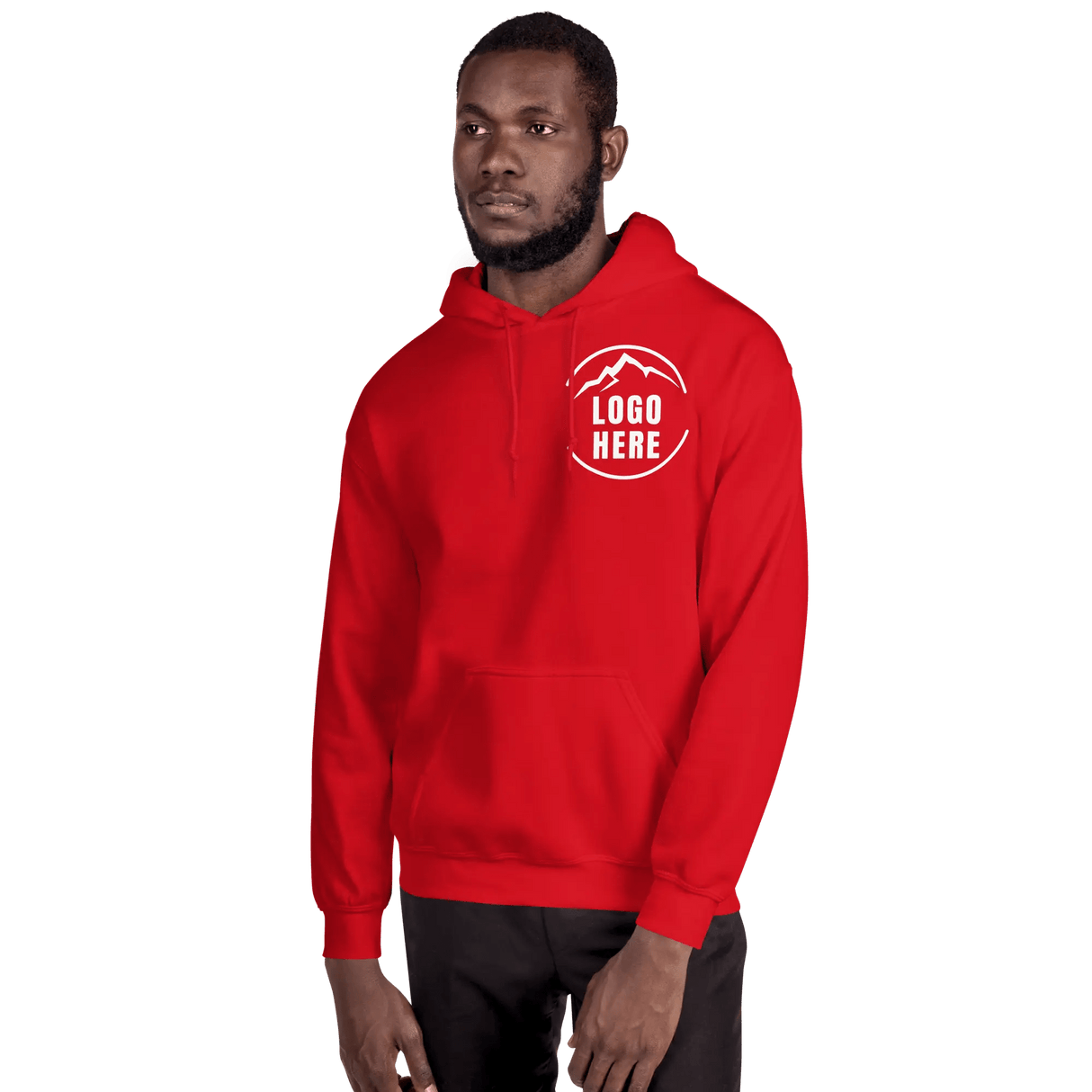 Custom Men's Gildan Printed Pullover Hoodie - Arklavo