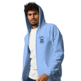 Custom Men's Gildan Printed Fleece Zip Hoodie - Arklavo