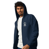 Custom Men's Gildan Printed Fleece Zip Hoodie - Arklavo