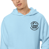 Custom Men's Jerzees Embroidered Heavyweight Pullover Hoodie - Arklavo