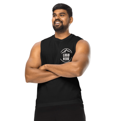 Custom Men's Bella + Canvas Printed Muscle Tank Top - Arklavo