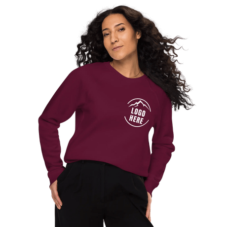 Custom Women's SOL'S Printed Organic Cotton Raglan Baseball Shirt - Arklavo