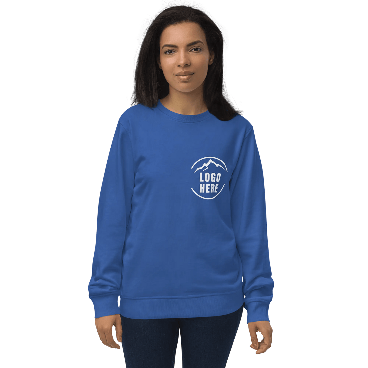 Custom Women's SOL'S Printed Organic Cotton Crewneck Sweatshirt - Arklavo