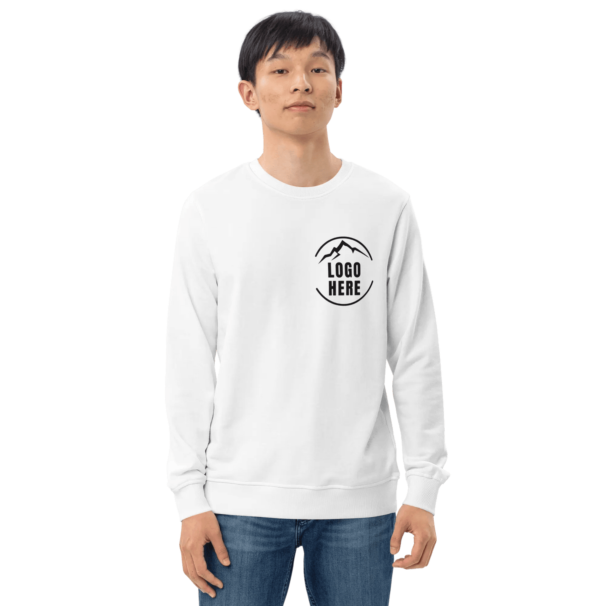 Custom Men's SOL'S Printed Organic Cotton Crewneck Sweatshirt - Arklavo