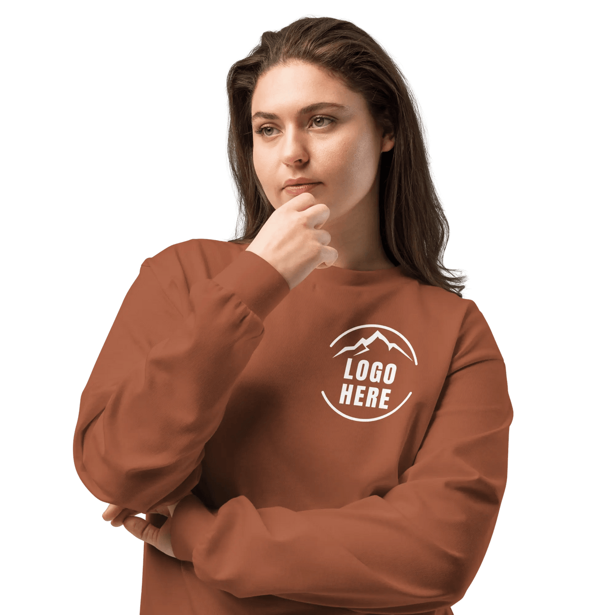 Custom Women's AS Colour Printed Heavyweight Long Sleeve T-Shirt - Arklavo