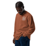 Custom Men's AS Colour Embroidered Heavyweight Long Sleeve T-Shirt - Arklavo
