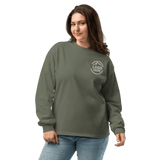 Custom Women's AS Colour Embroidered Heavyweight Long Sleeve T-Shirt - Arklavo