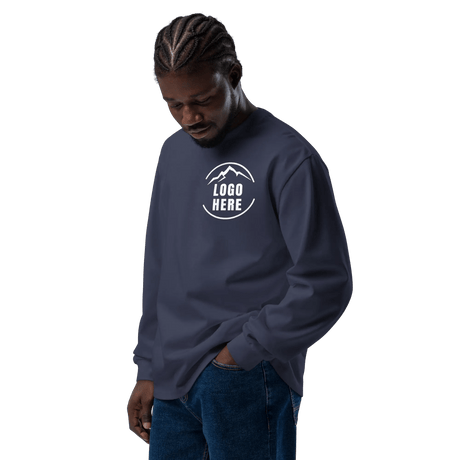 Custom Men's AS Colour Printed Heavyweight Long Sleeve T-Shirt - Arklavo