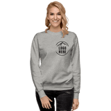 Custom Women's Cotton Heritage Printed Fleece Crewneck Sweatshirt - Arklavo
